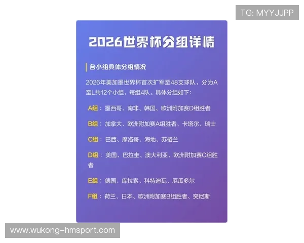2026世界杯各小组积分榜终极预测